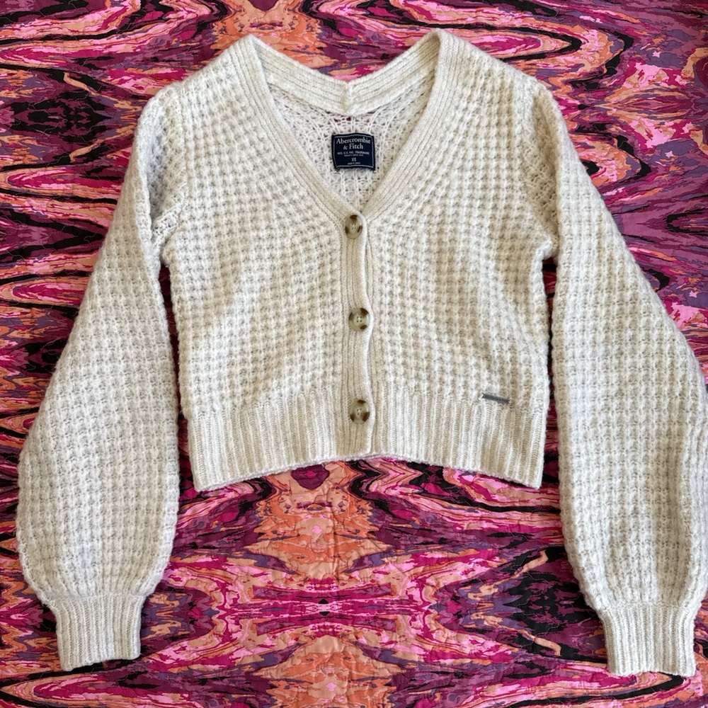 Cozy Cream Cardigan Sweater